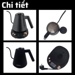 Thumbnail Ấm đun siêu tốc cổ ngỗng Daewoo 13 mức nhiệt chính xác giữ ấm 2 tiếng 1L DWK-GN10LCD BH 2 năm 4