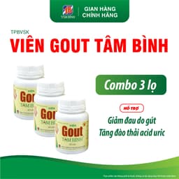 Thumbnail Combo 3 hộp Viên Gout Tâm Bình - Hỗ trợ giảm đau do gút, tăng đào thải axit uric 1