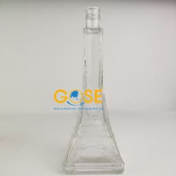 Thumbnail Chai đựng rượu thủy tinh 500ml hình tháp Eiffel cao cấp dùng trang trí nhà cửa 4