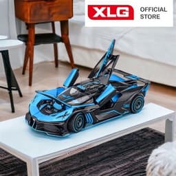 Thumbnail Mô hình xe Bugatti Bolide 1:24 cao cấp bằng hợp kim có chức năng phun khói 2