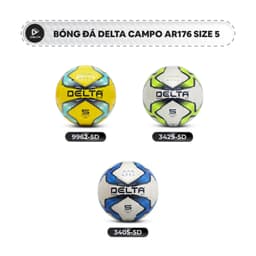 Thumbnail Bóng Đá DELTA CAMPO Pro AR176 5D Size 5 Dán Ép Nhiệt Da PU Dùng Sân 7 11 Tự Nhiên Nhân Tạo DELTACA04 2