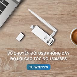 Thumbnail Bộ Chuyển Đổi USB Wifi TP-Link TL-WN722N Chuẩn N 150Mbps 1