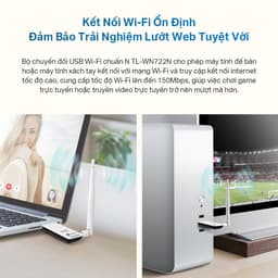 Thumbnail Bộ Chuyển Đổi USB Wifi TP-Link TL-WN722N Chuẩn N 150Mbps 2