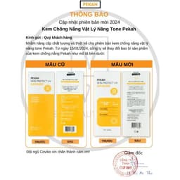Thumbnail Kem chống nắng vật lý PEKAH Hàn Quốc bảo vệ khỏi tia nâng tone nhẹ UV  Skin Protect UV Sun Block SPF 50+ PA+++ 70ml 3