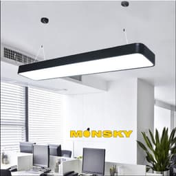 Thumbnail Đèn thả văn phòng MONSKY VAPO Kích thước bản to: 30cm-20cm X 120cm X 5cm (công suất 72w, 60w) 3