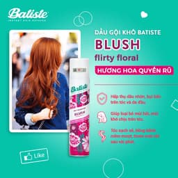 Thumbnail Combo 2 Chai Dầu Gội Khô Batiste Số 1 UK Dầu gội khô Cho tóc Hết Bết, Dính Bồng Bềnh Tức Thì 4