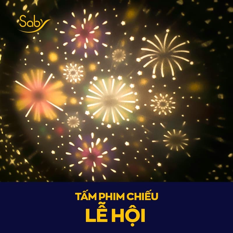Ảnh Tấm phim chiếu Saby hình Lễ hội, phim chiếu cho đèn chiếu sao Saby Dreamz và Saby Stories 1