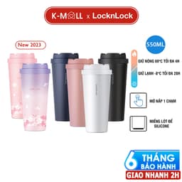 Thumbnail Ly giữ nhiệt LocknLock 550ml Energetic One-Touch 6 Màu LHC3249 , mở nắp một chạm, inox 316L - K-MALL 1