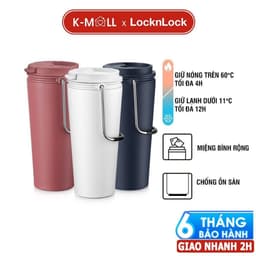 Thumbnail Ly giữ nhiệt LocknLock Bucket Tumbler 540ml Nắp Bật LHC4269 , Thép không gỉ , có quai xách - K-MALL 1