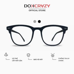 Thumbnail Gọng kính DOKCRAZY SINO nam nữ thời trang chất liệu nhựa dẻo cao cấp Hot Trend, chống ánh sáng xanh 1