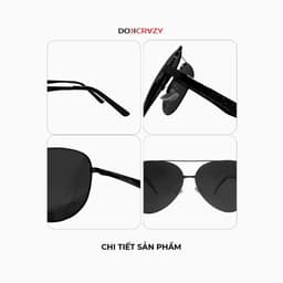 Thumbnail Kính mát thời trang DOKCRAZY PICO mắt kính Phi Công, Unisex ,Chất liệu Hợp Kim không gỉ ,Chống UV400 3