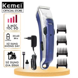 Thumbnail Tông đơ cắt tóc dành cho gia đình và salon Kemei KM-5020 có thể điều chỉnh lưỡi điều chỉnh 2 mức tốc độ 1