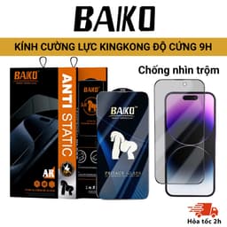 Thumbnail Kính cường lực KINGKONG BAIKO độ cứng 9H siêu mượt siêu bền cho lph 15 14 13 12 11 7 8 Plus Xr X XS 1