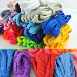 Thumbnail Dây Giày Thể Thao Sneaker Tròn MINSU M0201 120cm với 10 Màu Nổi Bật Cho Bạn Chọn Shoelaces Phụ Kiện Giày, Trắng, Đen 3