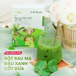 Thumbnail Bột rau má đậu xanh cốt dừa Dalahouse 200gram giúp giải nhiệt mát gan đạt chuẩn hữu cơ 3