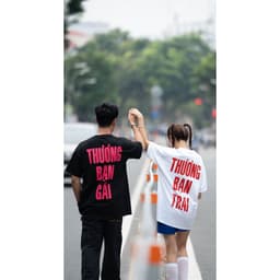 Thumbnail Áo thun DirtyCoins Thương Bạn Gái / Thương Bạn Trai T-Shirt 3