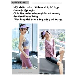 Thumbnail Quần Legging Nữ Lửng Bảo Hành 12 Tháng Quần Yoga Nữ Chất Vải Dệt Thoáng Mát Co Giãn 4 Chiều Cleacco QLNL Boro Sport 2