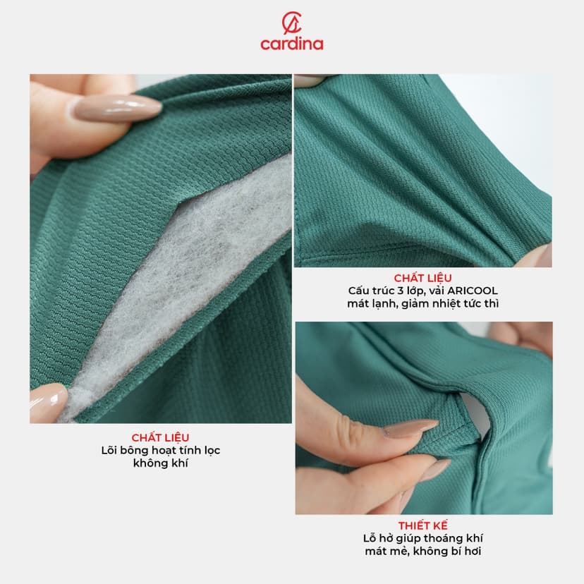 Ảnh Khẩu trang CARDINA chống tia UV lõi bông hoạt tính lọc không khí làm mát thiết kế che vùng da mắt nhạy cảm 4KTKK01 1