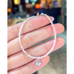 Thumbnail Lắc Tay Đá Ánh Trăng Nhuyễn Charm Trái Tim Bạc 925 SP006896 Gypysy.lala 1