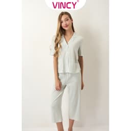 Thumbnail Bộ Đồ Thun Lửng Nữ Vincy BTL012W11 4