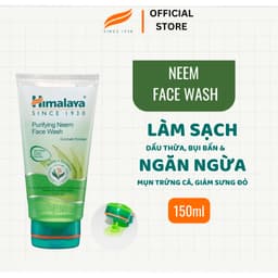 Thumbnail Sữa rửa mặt dịu nhẹ giúp giảm mụn chiết xuất từ lá neem Himalaya Purifying Neem Face Wash 150ml 2