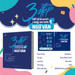 Thumbnail Sách 3 Step – Tiết lộ bí quyết 3 bước đạt điểm 8+ Ngữ Văn 3