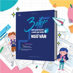 Thumbnail Sách 3 Step – Tiết lộ bí quyết 3 bước đạt điểm 8+ Ngữ Văn 1