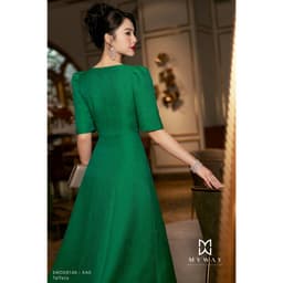 Thumbnail Đầm Nữ Dự Tiệc MY WAY Đính Hoa Tay Lỡ Cao Cấp 5MD08146 XA0 - DO0 4