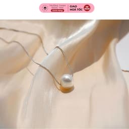 Thumbnail Dây Chuyền Xuyên Tâm Ngọc Trai Bạc 925 Trẻ Trung, Xinh Xắn, Tinh Tế - Ngọc Trai Trường Thịnh 2
