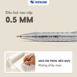 Thumbnail Combo 5/10/20 Bút bi Thiên Long Pro 027 TL-105 - 3 màu mực, thân bút pastel thời trang, phù hợp cho học sinh, sinh viên 3