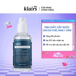 Thumbnail Tinh chất dưỡng da Dear, Klairs Rich Moist Soothing Serum 80ml- quà chỉ trong livestream 2