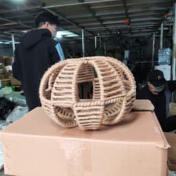 Thumbnail Đèn dây trang trí decor SuperVilighting hàng thủ công dây thừng gai ĐTTC 4