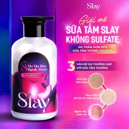 Thumbnail Sữa Tắm & Sữa Dưỡng Thể Body Lotion SLAY Hương Mơ Má Đào & Hạnh Nhân 200ml/500ml 2