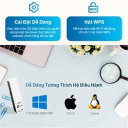 Thumbnail Bộ Chuyển Đổi USB Wifi TP-Link TL-WN727N Chuẩn N 150Mbps 3
