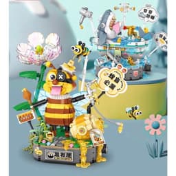Thumbnail Bộ lắp ráp LOZ mini mô hình nhà sáng tạo nhiều mẫu 1382 - 1385 1