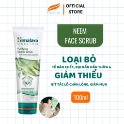 Thumbnail Tẩy tế bào chết chiết xuất lá neem và nghệ ngừa mụm, sáng mịn da Himalaya Purifying Neem Scrub 100ml 3
