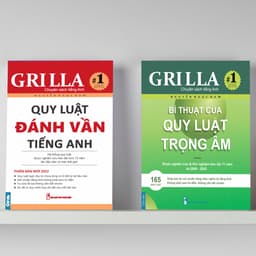 Thumbnail Combo Quy luật đánh vần tiếng Anh và Bí thuật của quy luật trọng âm, kèm app Grilla 2