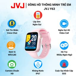 Thumbnail Đồng hồ Thông Minh Trẻ Em JVJ Y63, Call Video Lắp Sim Nghe Gọi 2 Chiều Định Vị Chính Xác Kháng Nước 1