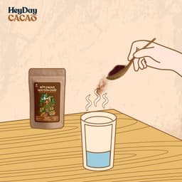 Thumbnail Bột cacao nguyên chất Việt Nam 100% không đường Heyday - Dòng Origin thượng hạng - Túi giấy zip 50g 3