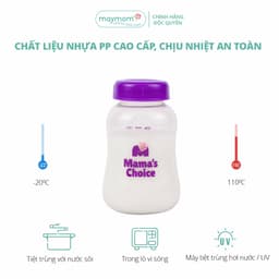 Thumbnail Bình Trữ Sữa Cổ Hẹp Tương Thích Máy Hút Sữa Medela, Unimom, Ameda – Bình Đựng Sữa Mama's Choice Dung Tích 150ml - 240ml 3