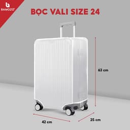 Thumbnail Bọc Vali Trong Suốt Bamozo, Chống Xước Cao Cấp 2
