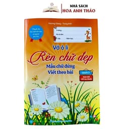 Thumbnail Sách - Vở Ô Li Rèn Chữ Đẹp Mẫu Chữ Đứng Viết Theo Bài Dành Cho Học Sinh Tiểu Học Và Người Yêu Chữ 1