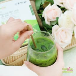 Thumbnail Bột rau má đậu xanh cốt dừa hữu cơ Dalahouse thanh nhiệt giải độc cơ thể, làm đẹp da hộp 200 gr 1