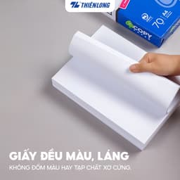 Thumbnail Giấy A4 500 tờ IK Copy 70 gsm - Giấy in A4 Thiên Long nhập khẩu Indonesia chất lượng và độ dày cao, trắng sáng đều màu 3