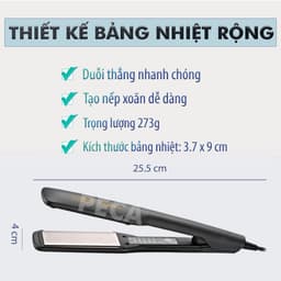 Thumbnail Máy duỗi tóc Kemei KM-2513/ 2518 nhiều mức nhiệt phù hợp với mọi loại tóc bảng nhiệt phủ gốm dùng là tóc, uốn sóng 3