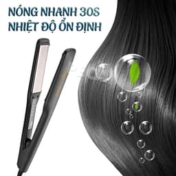 Thumbnail Máy duỗi tóc Kemei KM-2513/ 2518 nhiều mức nhiệt phù hợp với mọi loại tóc bảng nhiệt phủ gốm dùng là tóc, uốn sóng 4