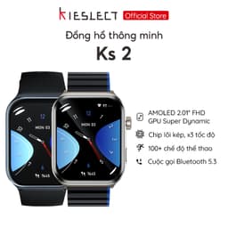 Thumbnail Đồng hồ thông minh Kieslect KS 2 | 2.01inch | Ultra AMOLED | 300mAh | Nghe gọi trực tiếp |Hàng Chính Hãng 2