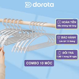 Thumbnail Móc treo quần áo cao cấp DOROTA mắc áo phơi ướt không chống trượt rơi đồ AT 1