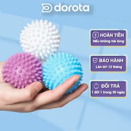 Thumbnail Bóng giặt quần áo cao cấp DOROTA chống nhăn, rối quần áo chất liệu silicon mềm không gây hỏng quần áo BGQA 1