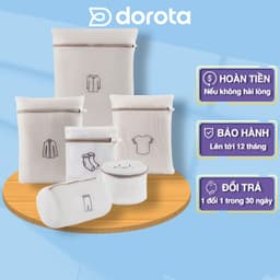 Thumbnail Túi giặt đồ máy giặt cao cấp 3 lớp DOROTA vải lưới dày đựng quần áo đồ lót tất vớ nhiều kích thước TG1 1